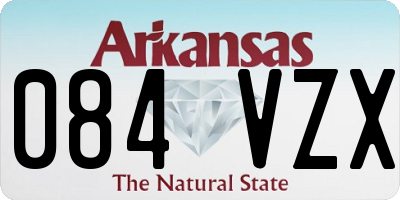 AR license plate 084VZX