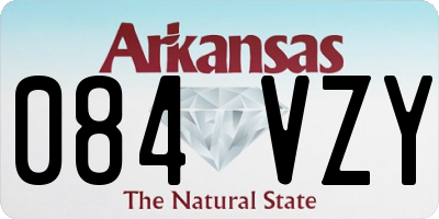 AR license plate 084VZY