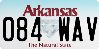 AR license plate 084WAV