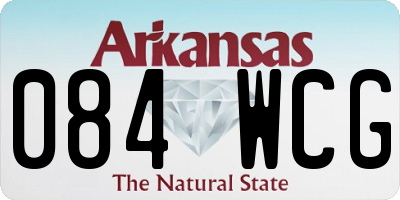 AR license plate 084WCG