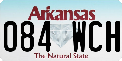 AR license plate 084WCH