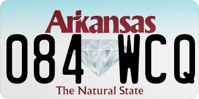 AR license plate 084WCQ