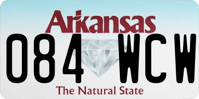 AR license plate 084WCW