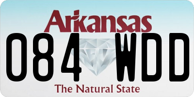 AR license plate 084WDD