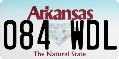 AR license plate 084WDL