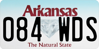 AR license plate 084WDS