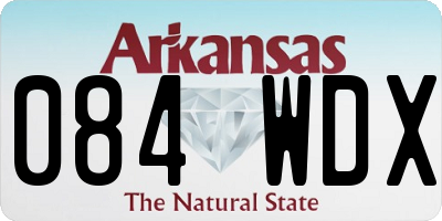 AR license plate 084WDX