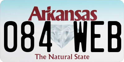 AR license plate 084WEB