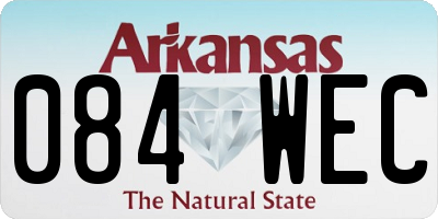 AR license plate 084WEC