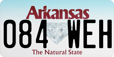 AR license plate 084WEH