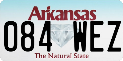AR license plate 084WEZ