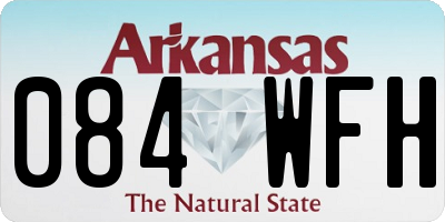 AR license plate 084WFH