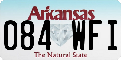 AR license plate 084WFI