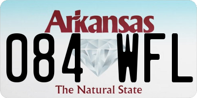 AR license plate 084WFL
