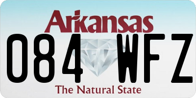 AR license plate 084WFZ