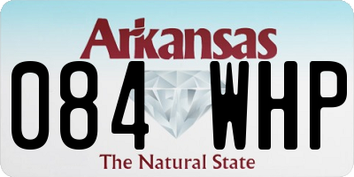 AR license plate 084WHP