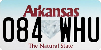 AR license plate 084WHU