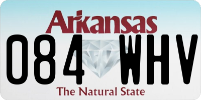AR license plate 084WHV