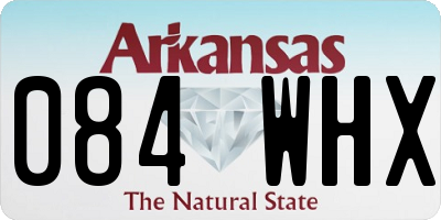 AR license plate 084WHX