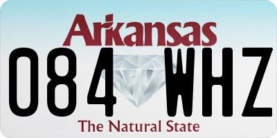 AR license plate 084WHZ