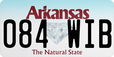 AR license plate 084WIB