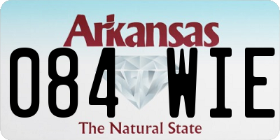 AR license plate 084WIE
