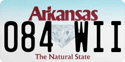 AR license plate 084WII
