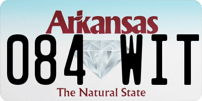AR license plate 084WIT