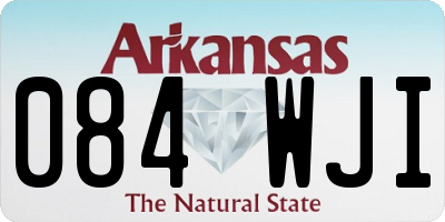 AR license plate 084WJI