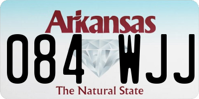 AR license plate 084WJJ