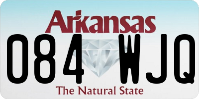 AR license plate 084WJQ