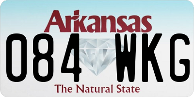AR license plate 084WKG