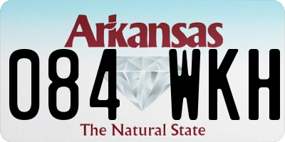 AR license plate 084WKH