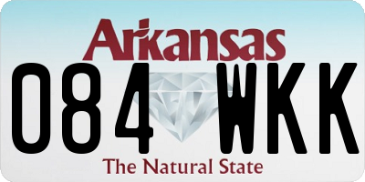 AR license plate 084WKK