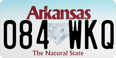AR license plate 084WKQ