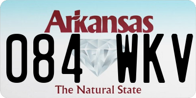 AR license plate 084WKV