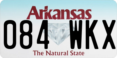 AR license plate 084WKX