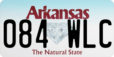 AR license plate 084WLC