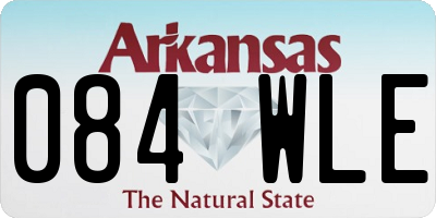 AR license plate 084WLE