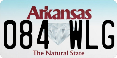 AR license plate 084WLG