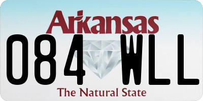 AR license plate 084WLL
