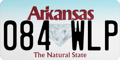 AR license plate 084WLP