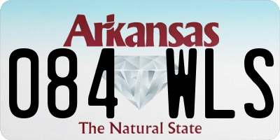 AR license plate 084WLS