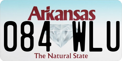 AR license plate 084WLU