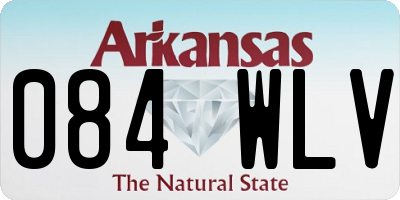 AR license plate 084WLV