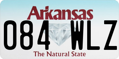 AR license plate 084WLZ
