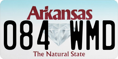 AR license plate 084WMD