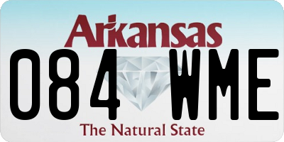 AR license plate 084WME