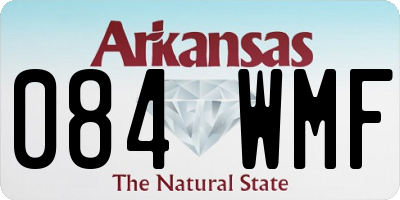 AR license plate 084WMF