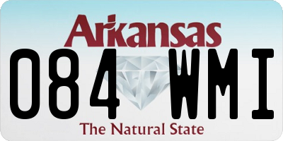AR license plate 084WMI